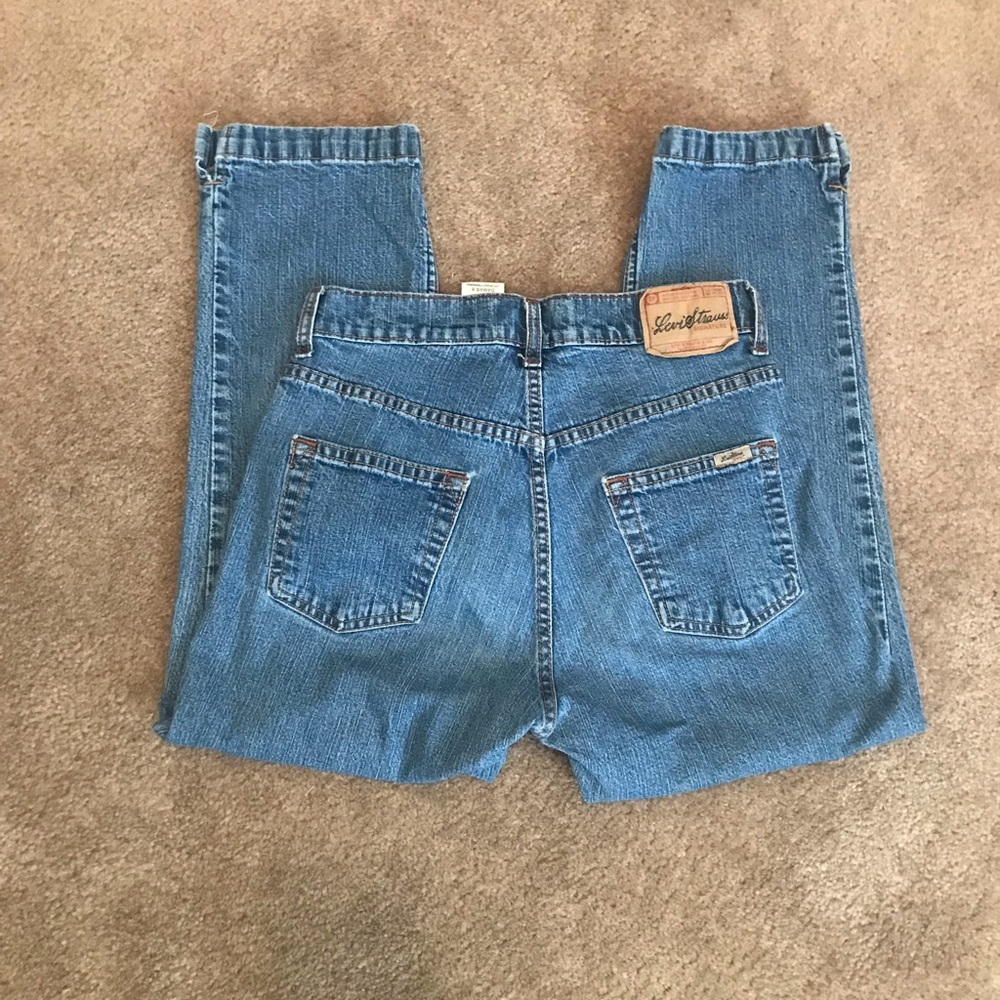Levi Strauss, Signature Stretch Crop  Jeans Size 6 - Picture 2 of 6